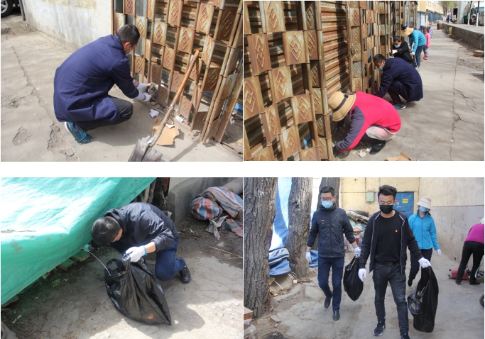 中共青海省第三建筑工程有限公司支部委員會開展“黨旗領(lǐng)航，愛衛(wèi)同行”主題黨日活動